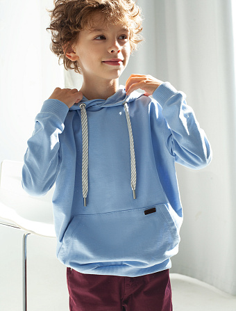 картинка Джемпер для мальчика голубой магазин Одежда+ являющийся официальным дистрибьютором в России 