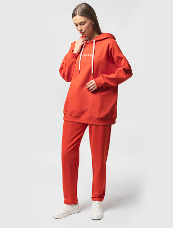 картинка Брюки женские светло-красный магазин Одежда+ являющийся официальным дистрибьютором в России 